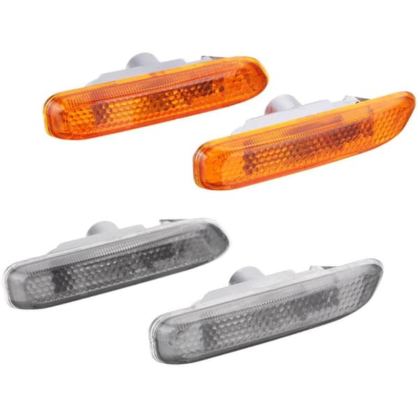 Til E46 3 Serie 4D/5D 98-01 2D 99-03 2X til Fender Side Marker Blinklys Dæksel Lampe Gul