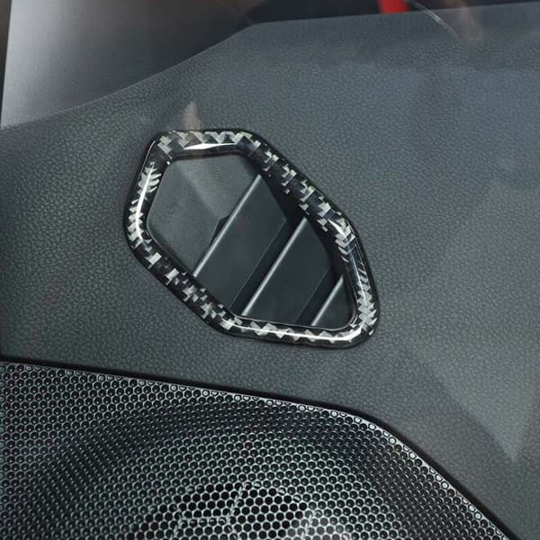 Til BRZ 2022 Blød Kulfiber Bil Dashboard Luft Udløb Dæksel Trim Interiør Tilbehør
