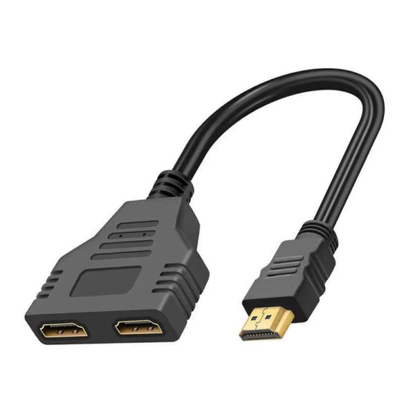 Hdmi-adapterkabelsplitter Hdmi 1 inn 2 ut Hdmi hann