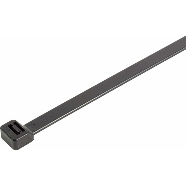 Nylon-kaapelilukot - 300mm x 7.6mm - Musta - Raskaat kaapelilukot - Raskaat kaapelilukot - 100 kpl