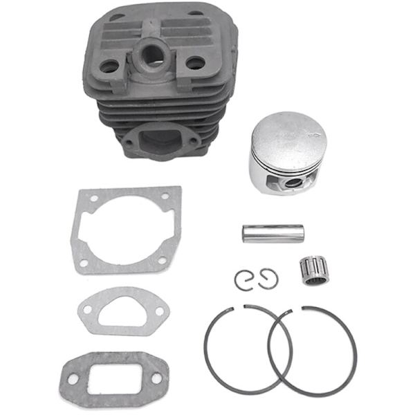 2X Motorsag Sylinder Stempel Nålebur Tetningssett 45mm for 4500 45Cc 5200 52Cc 5800