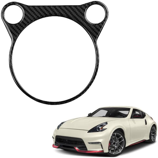 Bil Auto Interiør Modifikation Dekal Center Gear Shift Panel Fiber til 370Z 2009-2020