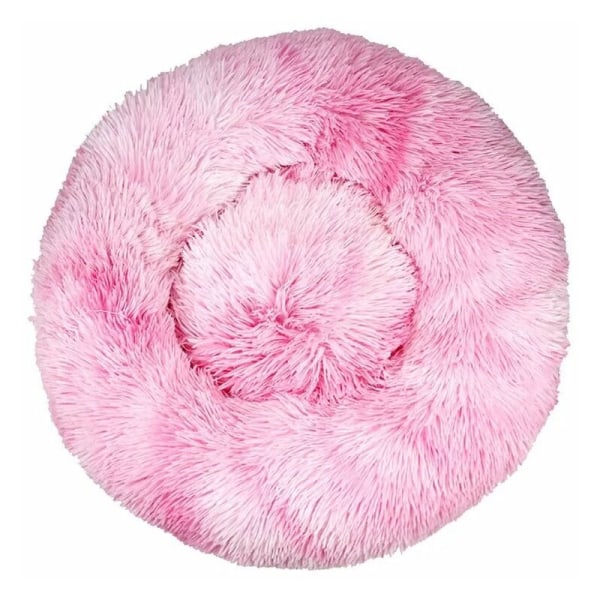 Katteseng, Fluffy Pude, Myk Vaskbar for Katter Hunder (Tie-dye Rosa, 80 cm), Sunny