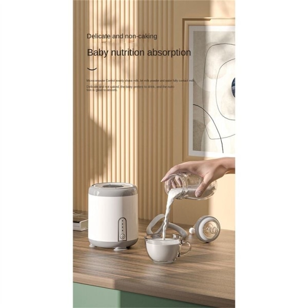 Babyflaskor Mjölkskakare Flaskor USB Automatisk Intelligent Elektrisk Babyflaskor Shaker för Resor Baby-B