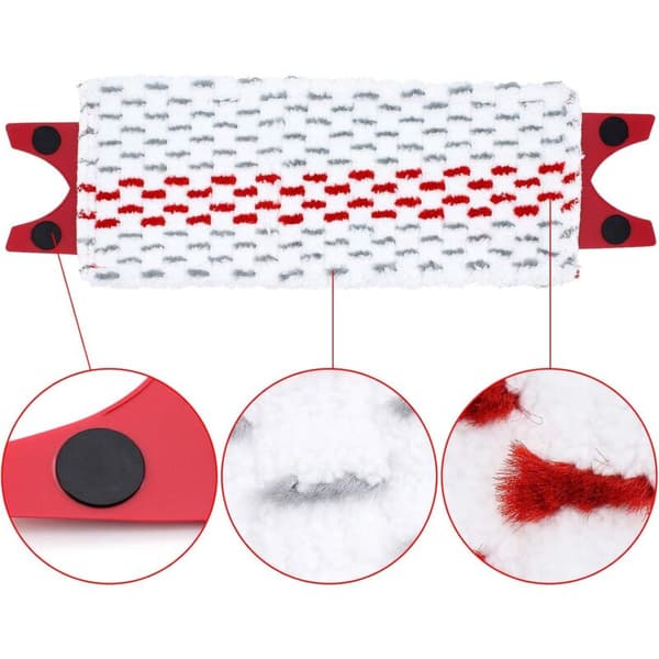 3-pack mikrofiberersättningsdynor, mikrofiberersättningsmoppdynor för Ultramax/1-2 spraymopp-