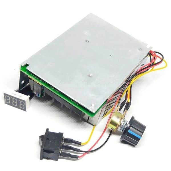 Toveis DC-motorhastighetsregulator med digital display for tachometer