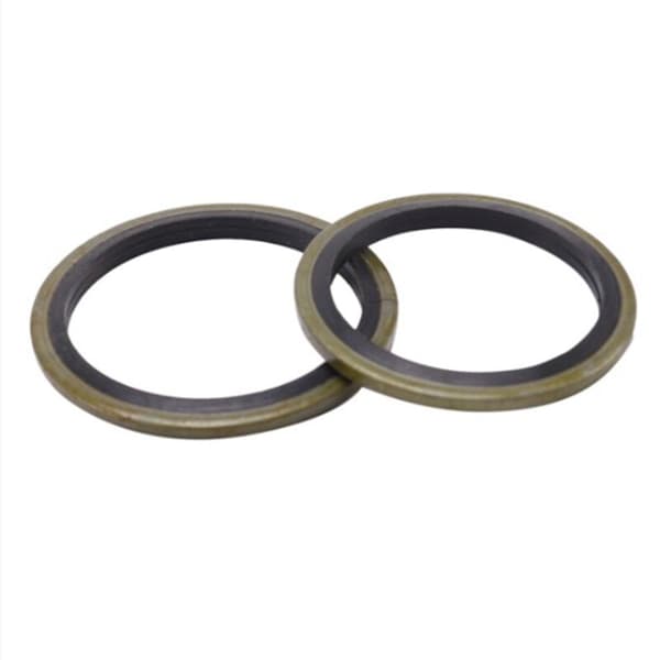 100 st Serie Bonded Packning Metall Gummi Avloppsplugg Packning Passar Kombination Bricka Tätningsring Sortiment Set