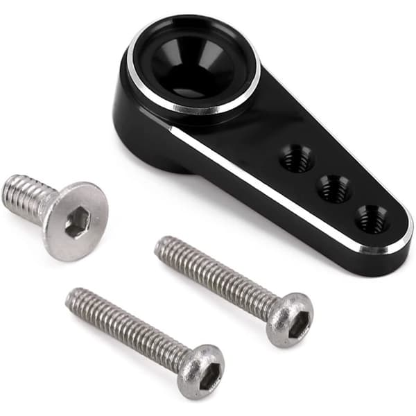2 stk. RC Arm Mini Upgrade Arm Tilbehør til ES08MA II Upgrade Dele (Sort og Grøn)