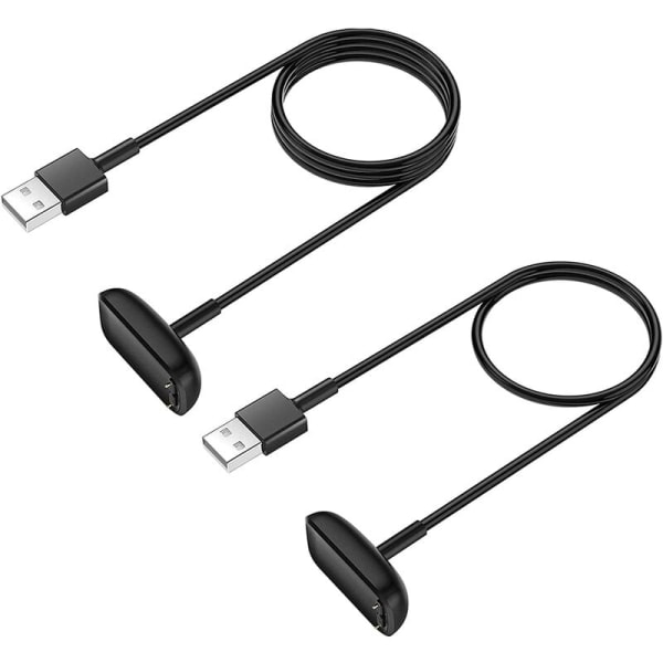 2 stk. opladerkabel til Fitbit Luxe Fitness Tracker, udskiftningskabel til Fitbit Luxe (3,3 fod/1,6 fod)