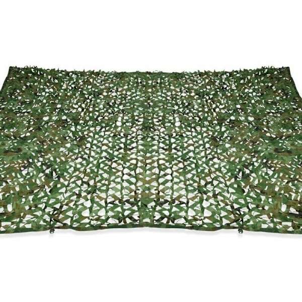 Rektangulær skygge sejl design camouflage skygge 3x5 M grøn trellis