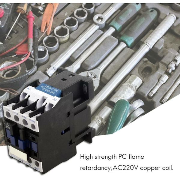Kraftkontaktor Spolmotor Startrelä 1NO AC 220V 50/60Hz 32A Trefas