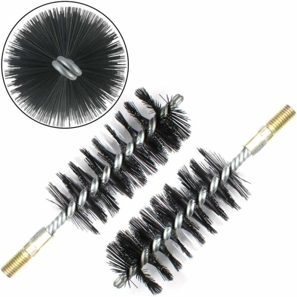 Chimney Sweeping Brush Hedgehog Chimney Sweeping Wire Brush Stove Pipe Brush Interior and Exterior Cleaning Ø 50 mm Length 110 mm