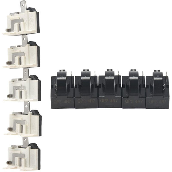 QP2-4R7 Kjøleskap Startere PTC Starter Relé for Kjøleskap 4.7 Ohm 1 og 6750C-0005P Kjøleskap Beskyttere