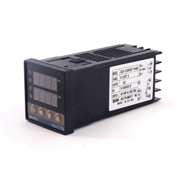-C100 Digital Temperaturregulator Termostat Utgång Max.40A Relä K Termoelementgivare