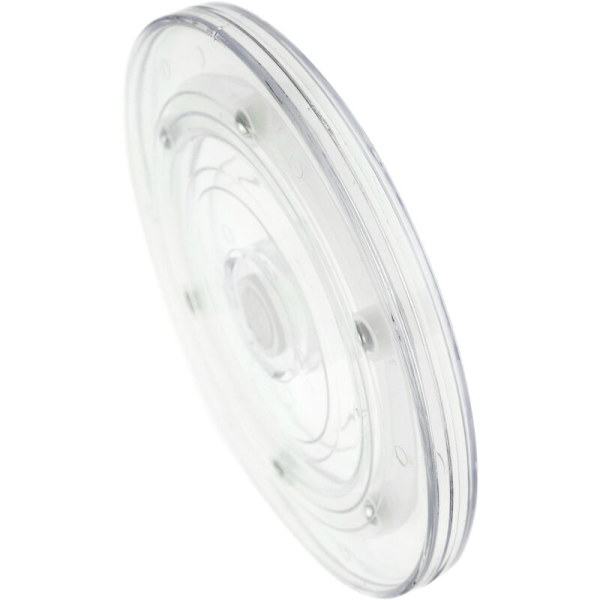 Manuell svängbar bas 15 cm transparent