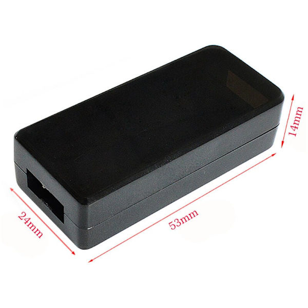 USB-plastbox för elektronikprojekt - USB-minneskortfodral med plastkopplingsdosa