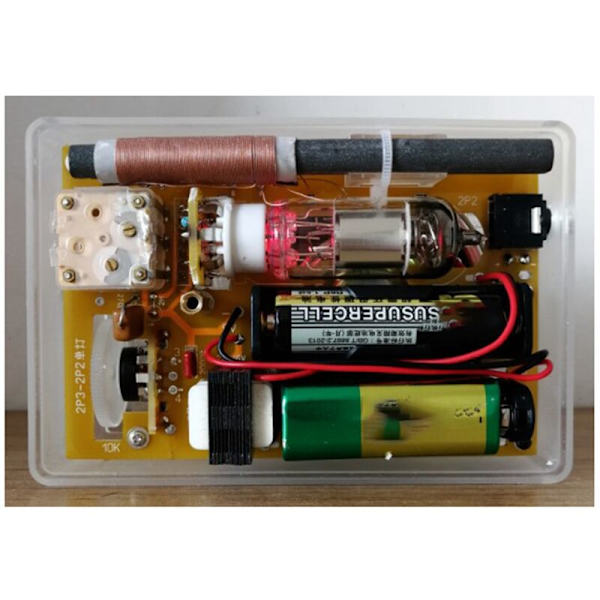 DIY-kit 2P2 Elektronrör Enstaka Lampa Medium Wave Radio 2P3 Radio Kit