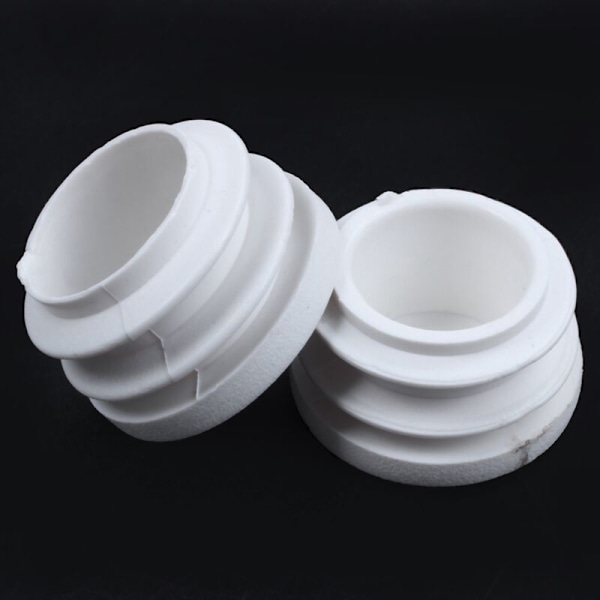 4 st 19 mm diameter plaständlock plugg rör slang insatser plugg vit