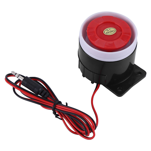 Mini-hälytyssarven johdoton 12V DC Kotivarmuus 110 dB äänihälytysjärjestelmä