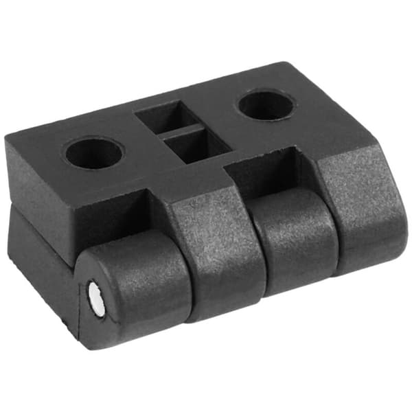 2 stk. 63mm x 50 Kabinets Plasthængsler Dørhængsler Sort