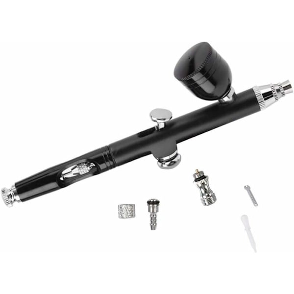 Ny 0,3 mm Gravity Spray Gun-kit för dubbelverkande Airbrush Spray Guns (Svart) - DENUOTOP