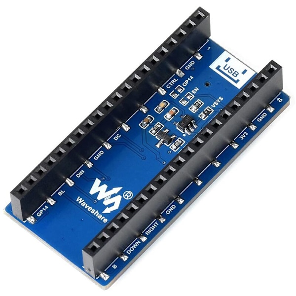 0,96 Tommers LCD-Skjerm for Pico, 65K Farger Displaymodul, IPS-Skjerm, 160X80 Piksler, Integrert ST7735S-Driver