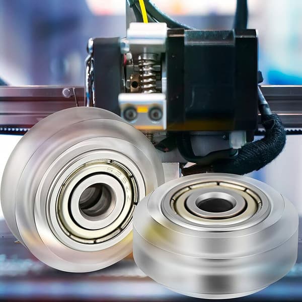 16 stk. 3D-printer polykarbonat remskive 3D-printer hjul 625Zz lineær leje remskive til CR10, 3 og mere