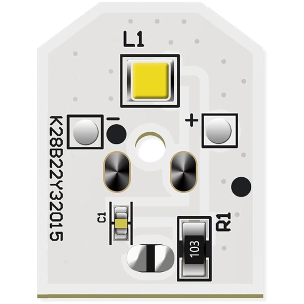 1 kpl WR55X11132 WR55X25754 LED-valo jääkaappiin, korvaa WR55X30602, vain LED-piirilevy ilman kantta