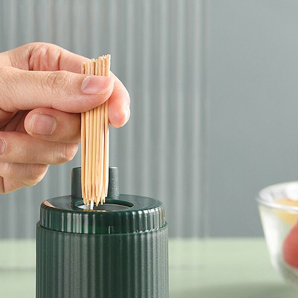 Tandpepparshållare, Automatisk Uppfällbar Tandpepparshållare för Kök Restaurang Tandpepparkontainer Nyhet, Tandpepparshållare Förvaringslåda