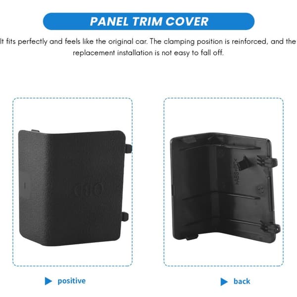 Deksel for OBD-diagnostisk sokkel for 3-serie E90 E91 E92 E93, dekorativt panel, LHD, svart 51437147538