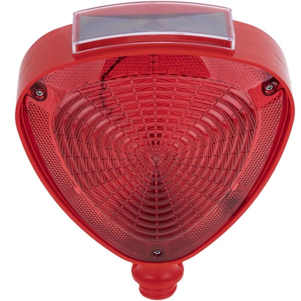 Blinkende Solcelle Signallampe til 22 cm Kegle