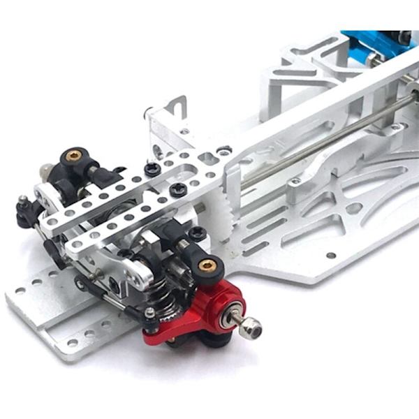 Metal Servo Mount for MINI-Z MINI-D MINI-Q IW04M IW02 RM02 RM03 DGAWD 1/28 Kauko-ohjattavan auton päivitysosat, Punainen