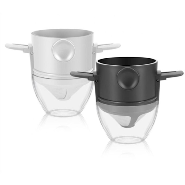 Återanvändbart hopfällbart kaffedripper med stativ, bärbar kaffebryggare för kontor, hem, resekamp-A