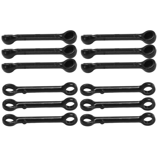 12 stk C127 øvre og nedre koblingsstang for Stealth Hawk Pro C127 RC helikopter fly drone reservedeler