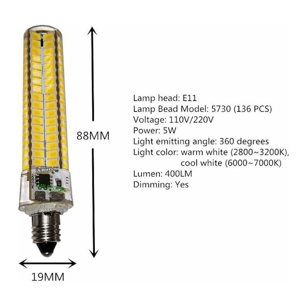LED Majslampa Dimbar LED G4 220V G8 LED 220V G9 110V G4 Hög Effekt LED 220V 110V E12 110V G4 E12 G9 220V E17 110V 220V