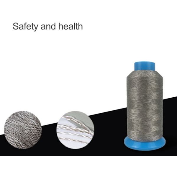 Fixerad Silverpläterad Fiber Sömnad Silver DIY Antistatisk Kläder Ledande Filtar Quilt Tyg