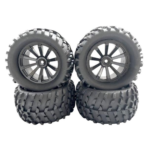4 st 82mm gummihjul däck 12mm sexkant för 144001 144010 124007 124016 124017 124019 12428 104001 RC biluppgraderingar