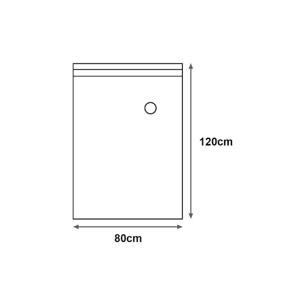 6x Förvaringsväska - annan förvaring - vakuumöverdrag Sugkomprimering Kläder 80x120 cm - Transparent