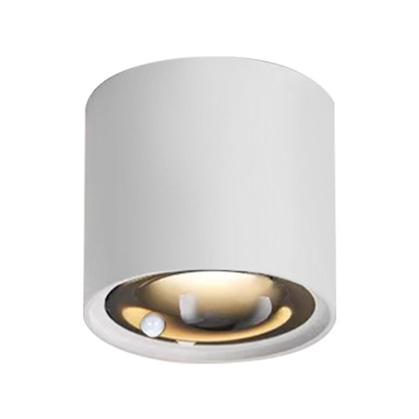 Menneskekropp induksjon spotlight taksensor lyslampe romoverflate installert 12W COB downlight belysning 3500K