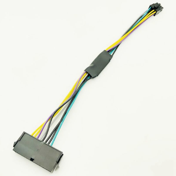 2 stk. Serie 24-pins til 8-pins ATX Strømforsyningsadapterkabel til 3020 7020 9020 Precision T1700 H61/H81/Q77/Q87/B75
