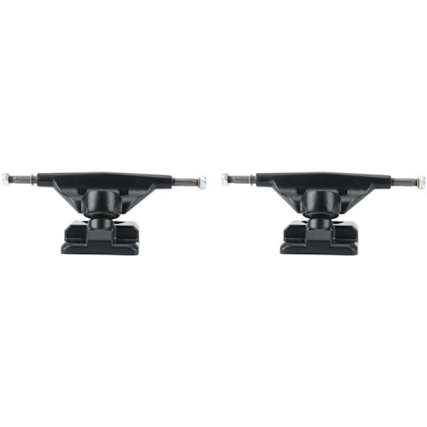 Land Surf Skateboard Deck Bridge Drejning Mod Fleksibel Base CX9 Fra Bunden Af Pedalen Rotation Base, Sort