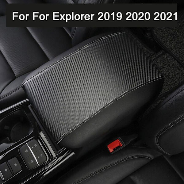 Auton käsinojan säilytyslaatikon suojuskuitu Explorer 2019-2021 -lisävarusteet