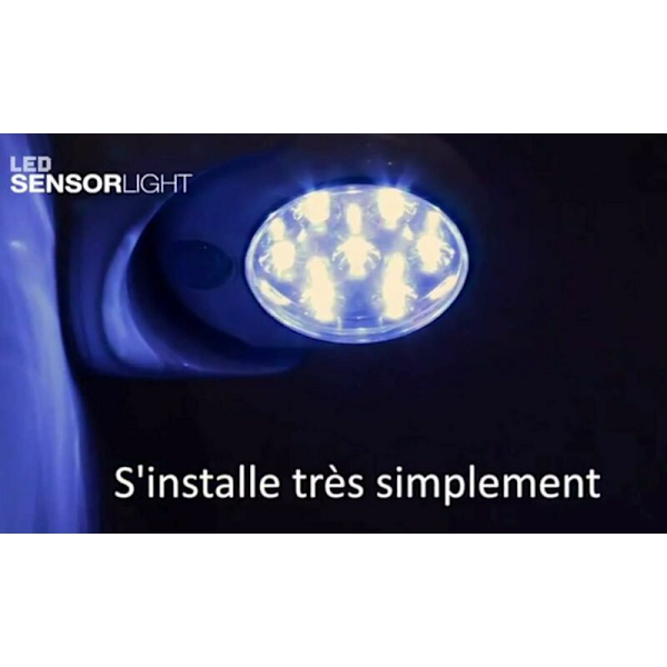 Langaton 7 LED-lamppu liiketunnistimella – 360 astetta pyörivä, Starlight, Sunny