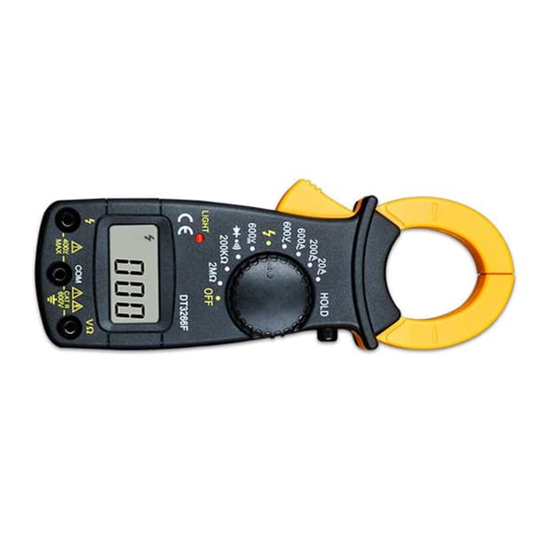Digital Ammeter Clamp Multimeter NCV Voltmeter Klämmor Ammeter 600A AC/DC Ohm Spänningstestare