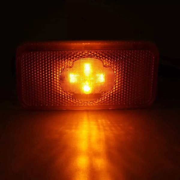 24V Bil Lastbiler 4LED Side Markering Lys Indikator Lamper til Lastbiler Serie / FM FL