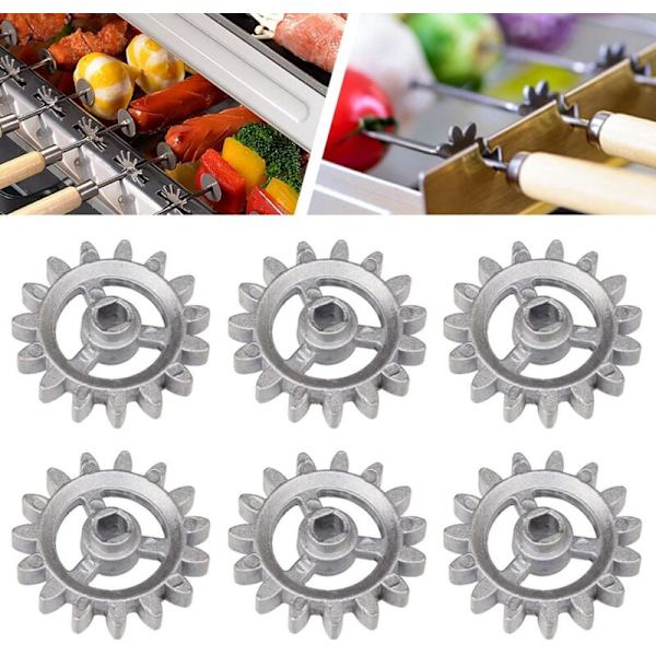 DIY-kehyksen varusteet automaattisiin pyöriviin grillivälineisiin, hammaspyöriin, sähkömoottoriin, kaikkiin neula- ja litteisiin ruoanlaittotyökaluihin