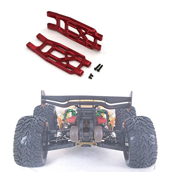 2 kpl ET1002 Metalliset taka-alavarren ripustusvarret VKAR Racing V2 V3 VKAR 1/10 RC-auton päivitysosiin, 1
