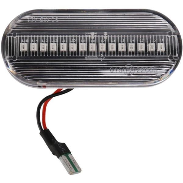 2 stk. LED-positionslys til bil, blinklys, repeater-lys til C-Max Fiesta Focus Mk2, transparent farve