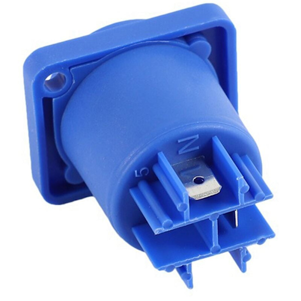 8 stk. Powercon-serie chassis-stik 20A 3-bens sokkelterminaler NAC3MPA-1 & NAC3MPB-1 til elektrisk boremaskine LED (B)