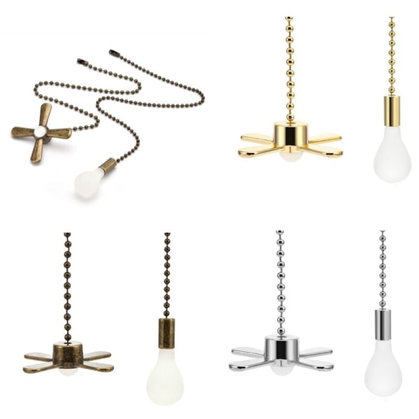 4pcs Ceiling Fan Zipper Kit, Ceiling Lamp Switch, Fan Zipper Extension, Lamp Switch Zipper